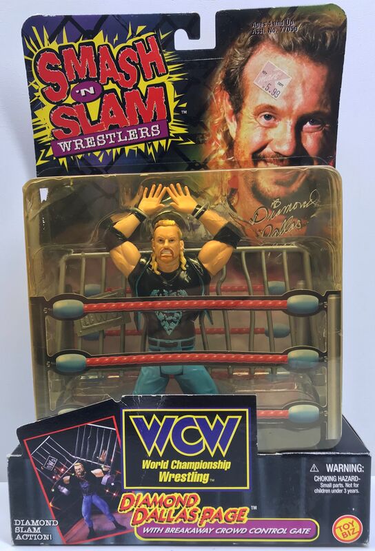 WCW Toy Biz Smash 'N' Slam Diamond Dallas Page [With Shirt] Action & Toy Figures PWcatalog