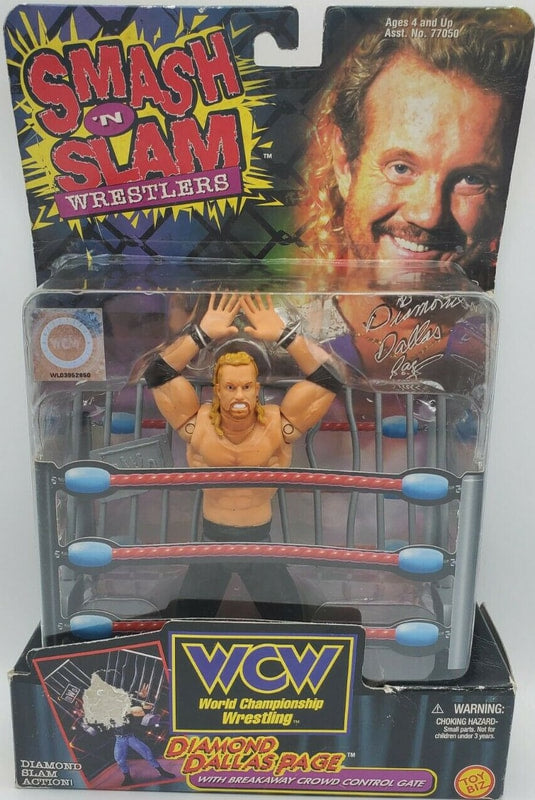 WCW Toy Biz Smash 'N' Slam Diamond Dallas Page [Without Shirt] Action & Toy Figures PWcatalog