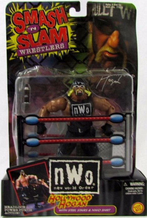 WCW Toy Biz Smash 'N' Slam Hollywood Hogan [Dark Skin]
