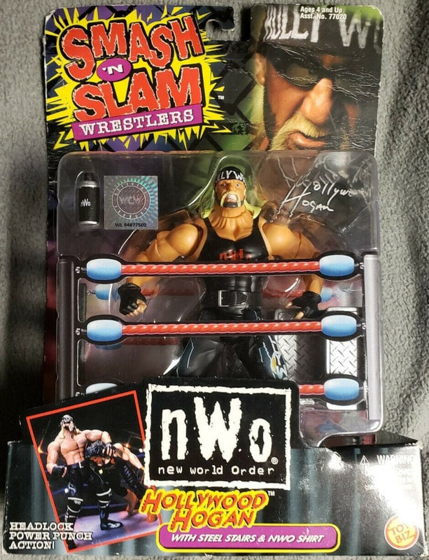WCW Toy Biz Smash 'N' Slam Hollywood Hogan [Wolfpac] Action & Toy Figures PWcatalog