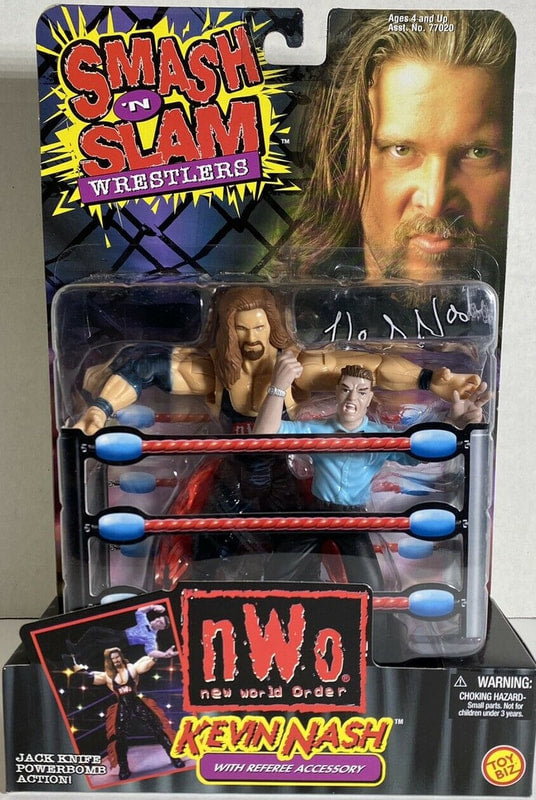 WCW Toy Biz Smash 'N' Slam Kevin Nash [With Red Tassels] Action & Toy Figures PWcatalog