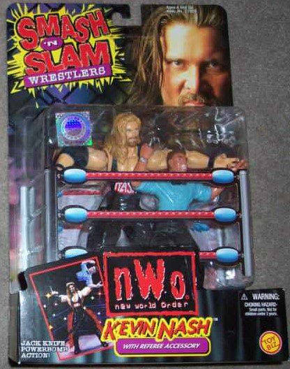 WCW Toy Biz Smash 'N' Slam Kevin Nash [With Black Tassels]
