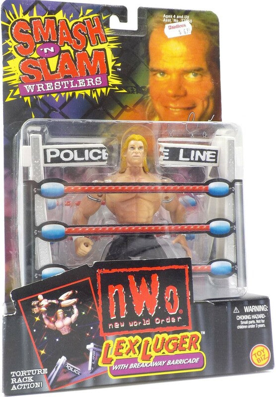 WCW Toy Biz Smash 'N' Slam Lex Luger [Without Shirt] Action & Toy Figures PWcatalog