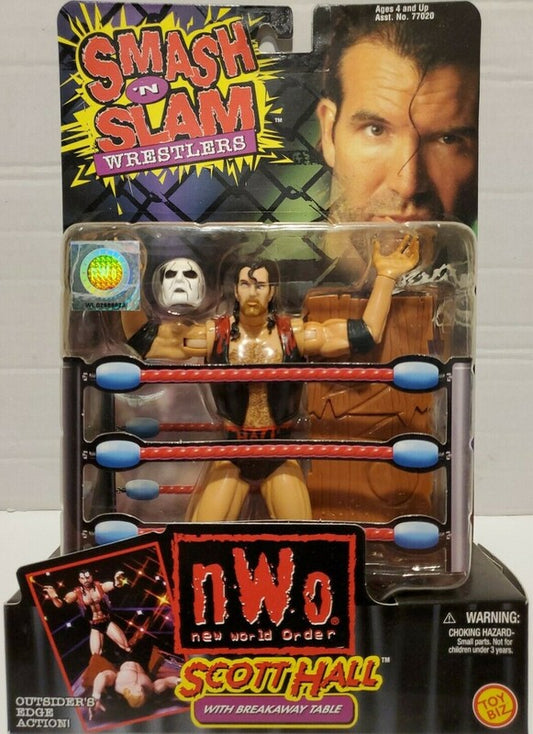 WCW Toy Biz Smash 'N' Slam Scott Hall [Wolfpac]