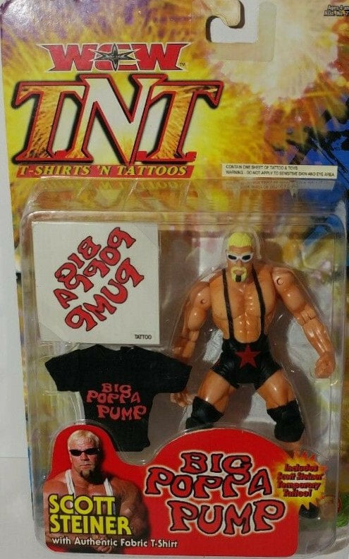 WCW Toy Biz TNT: T-Shirts & Tattoos Scott Steiner [With Logo]
