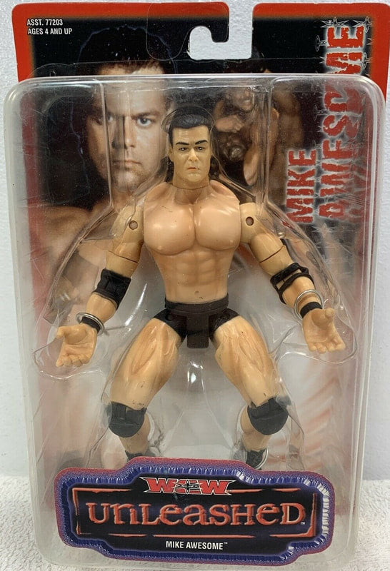 WCW Toy Biz Unleashed Mike Awesome [Small Card] Action & Toy Figures PWcatalog