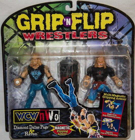 WCW Toy Biz Grip 'N' Flip 1 Diamond Dallas Page & Raven