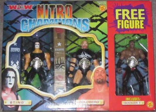 WCW Toy Biz Nitro Champions: Sting, Goldberg & Booker T