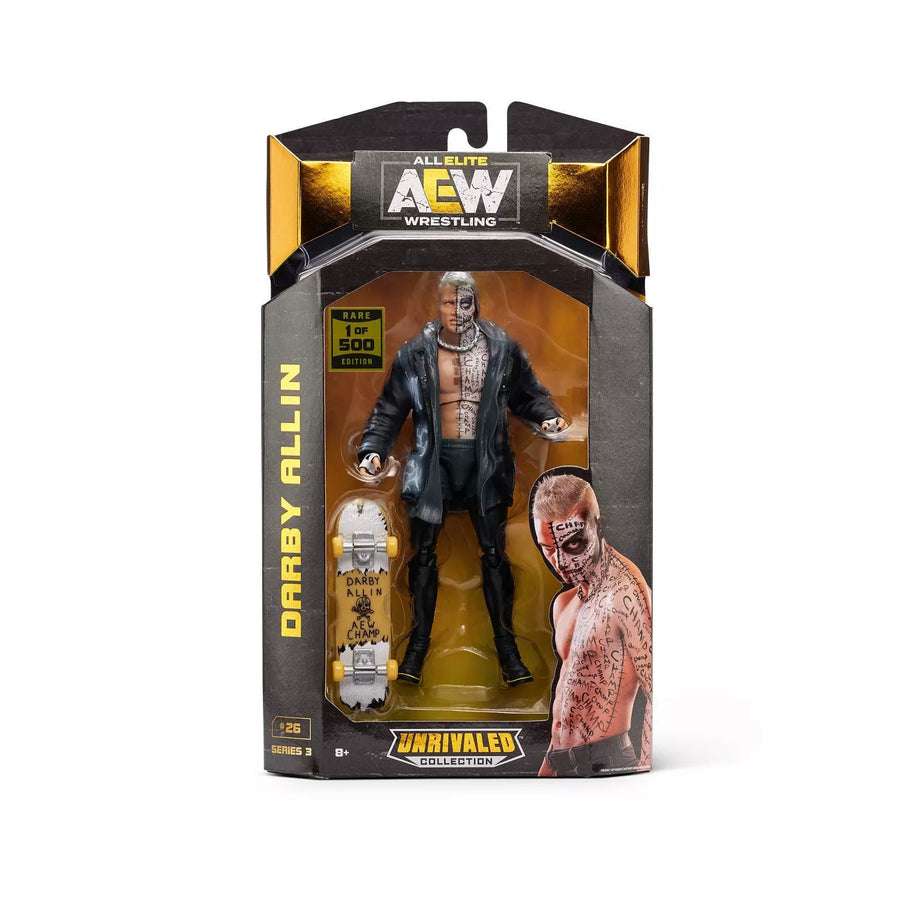 AEW Jazwares Unrivaled Collection 3 #26 Darby Allin [Rare Edition] Action & Toy Figures PWcatalog