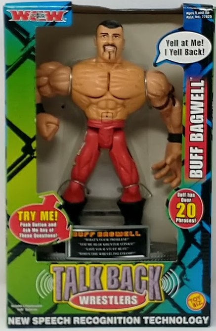 WCW Toy Biz Talk Back Wrestlers Buff Bagwell