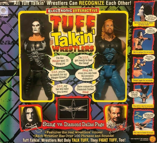 WCW Toy Biz Tuff Talkin' Wrestlers Sting vs. Diamond Dallas Page