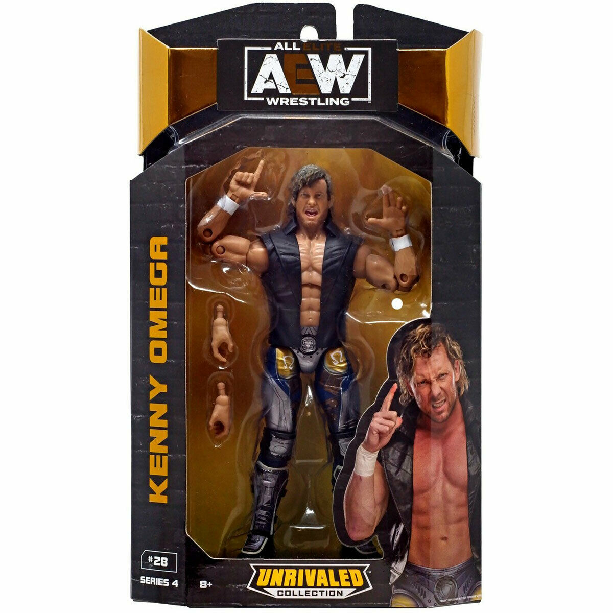 AEW Jazwares Unrivaled Collection 4 #28 Kenny Omega