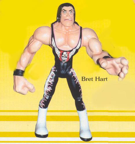 WCW Toy Biz Gross-Out Wrestlers Unreleased Bret Hart [Unreleased]