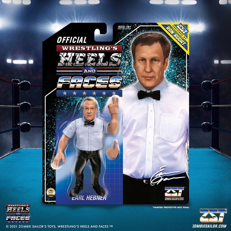 Zombie Sailor's Toys Wrestling's Heels & Faces 1 Earl Hebner