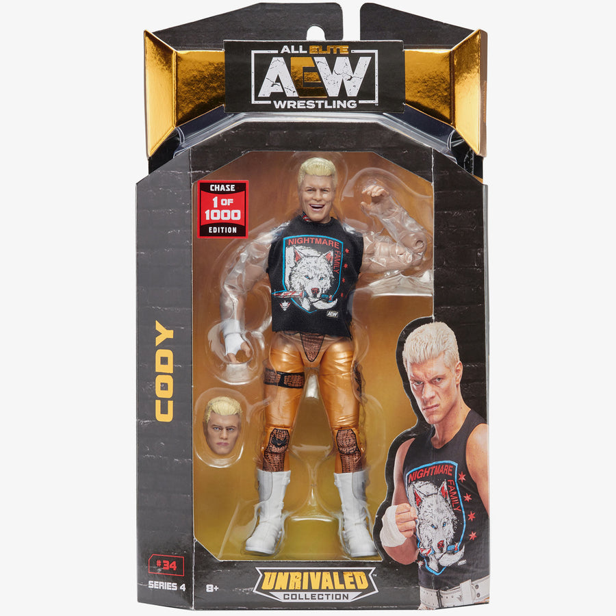 AEW Jazwares Unrivaled Collection 4 #34 Cody [Chase Edition] Action & Toy Figures PWcatalog