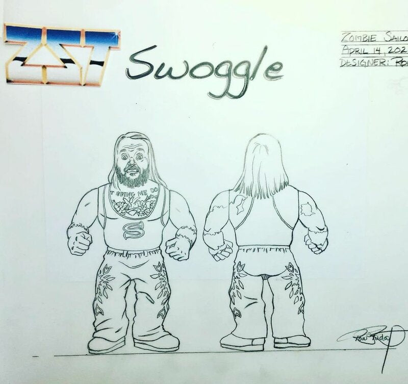 Zombie Sailor's Toys Wrestling's Heels & Faces Swoggle Action & Toy Figures PWcatalog
