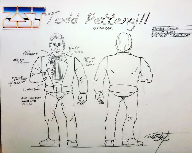 Zombie Sailor's Toys Wrestling's Heels & Faces Todd Pettengill