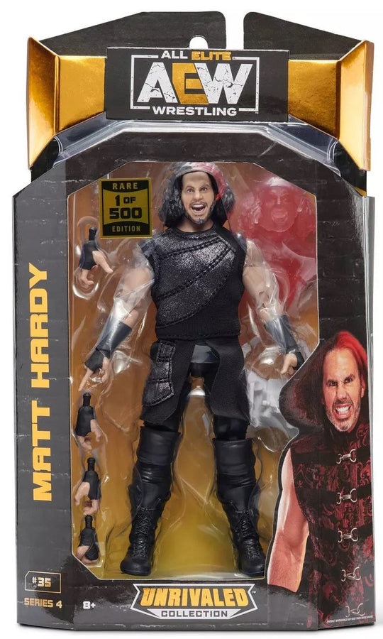 AEW Jazwares Unrivaled Collection 4 #35 Matt Hardy [Rare Edition] Action & Toy Figures PWcatalog