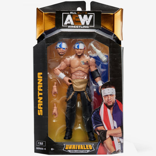 AEW Jazwares Unrivaled Collection 4 #32 Santana