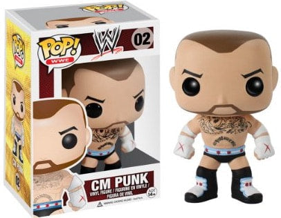 WWE Funko POP! Vinyls 02 CM Punk [With Black Trunks] Action & Toy Figures PWcatalog