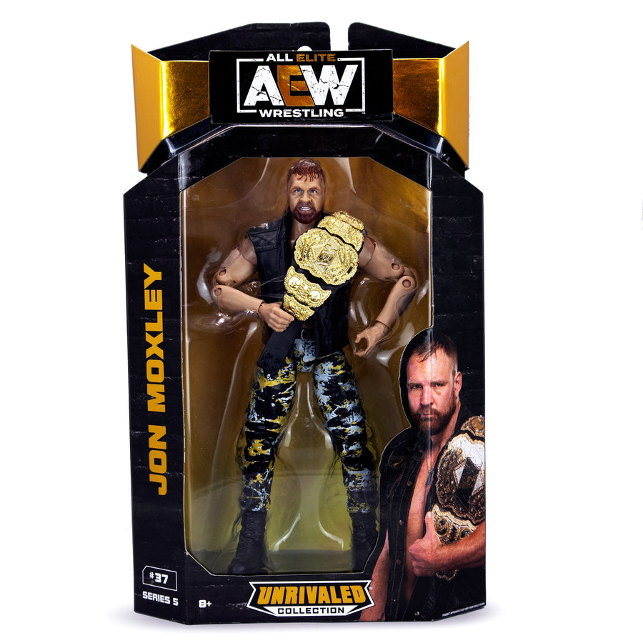AEW Jazwares Unrivaled Collection 5 #37 Jon Moxley Action & Toy Figures PWcatalog