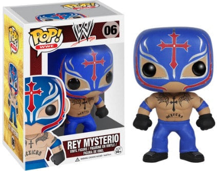 WWE Funko POP! Vinyls 06 Rey Mysterio [With Blue Gear] Action & Toy Figures PWcatalog
