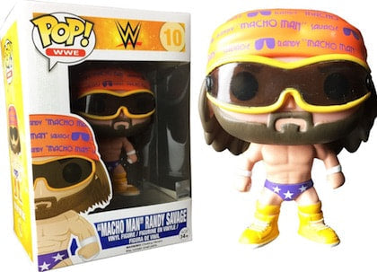 WWE Funko POP! Vinyls 10 "Macho Man" Randy Savage [With Purple Trunks, Exclusive] Action & Toy Figures PWcatalog