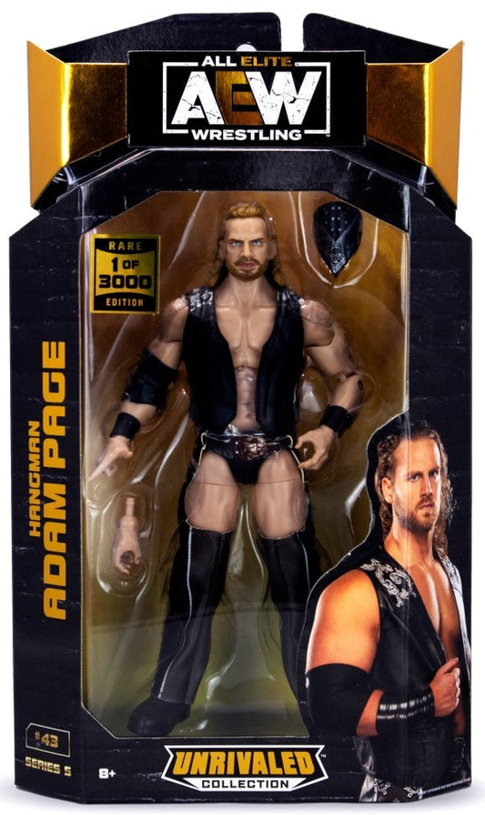 AEW Jazwares Unrivaled Collection 5 #43 "Hangman" Adam Page [Rare Edition]