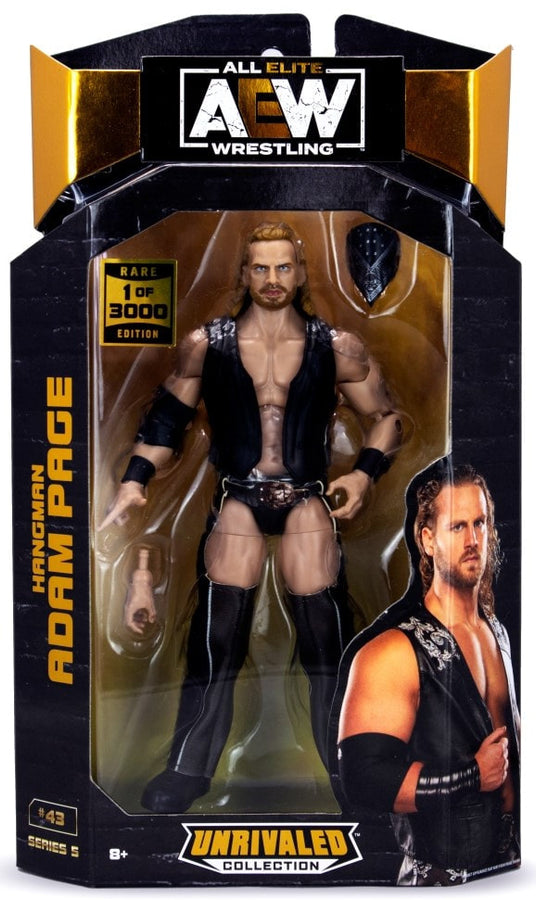 AEW Jazwares Unrivaled Collection 5 #43 "Hangman" Adam Page [Rare Edition] Action & Toy Figures PWcatalog