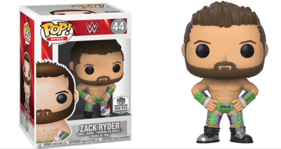 WWE Funko POP! Vinyls 44 Zack Ryder [With Green Trunks, Exclusive] Action & Toy Figures PWcatalog