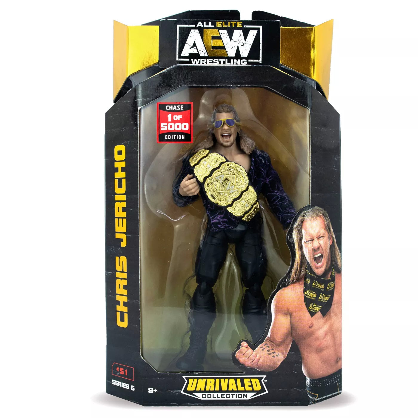 AEW Jazwares Unrivaled Collection 6 #51 Chris Jericho [Chase Edition]