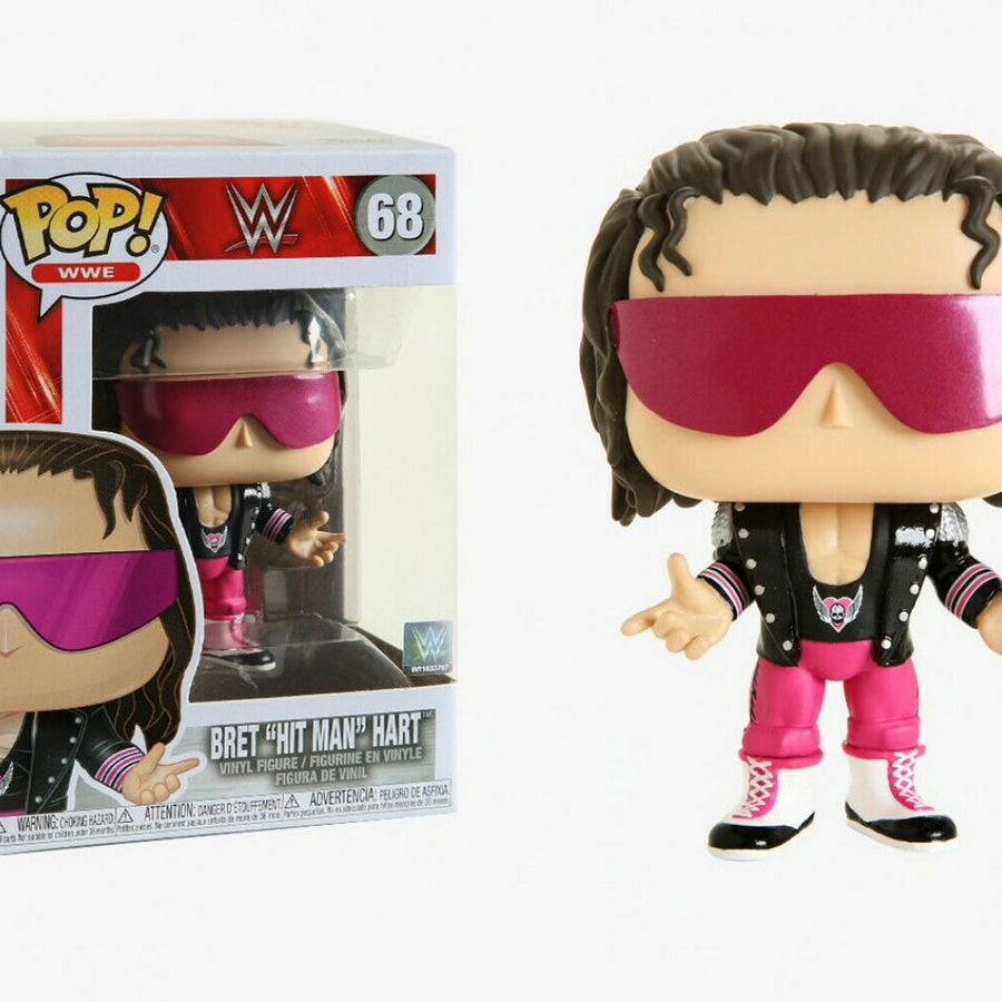 WWE Funko POP! Vinyls 68 Bret "Hit Man" Hart Action & Toy Figures PWcatalog