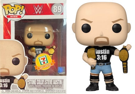 WWE Funko POP! Vinyls 89 "Stone Cold" Steve Austin [Exclusive] Action & Toy Figures PWcatalog