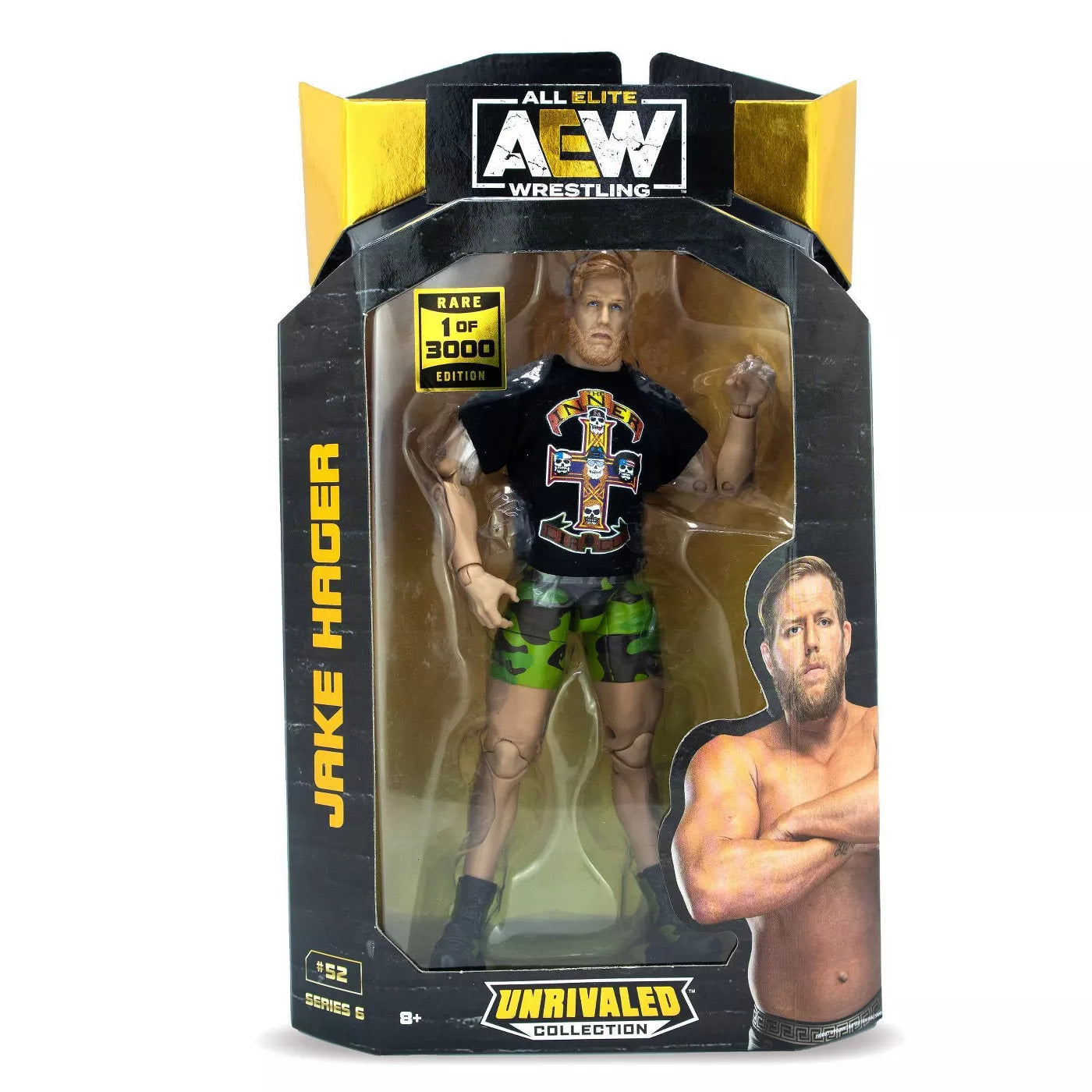 AEW Jazwares Unrivaled Collection 6 #52 Jake Hager [Rare Edition]