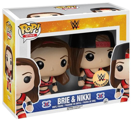 WWE Funko POP! Vinyls Multipack: Brie & Nikki [With Red Gear, Exclusive] Action & Toy Figures PWcatalog