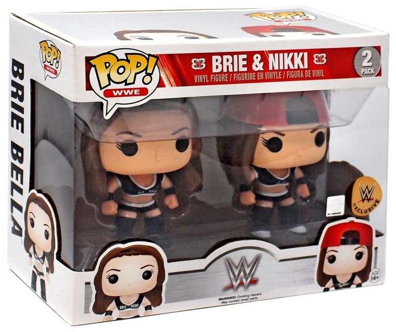 WWE Funko POP! Vinyls Multipack: Brie & Nikki [With Black Gear, Exclusive] Action & Toy Figures PWcatalog