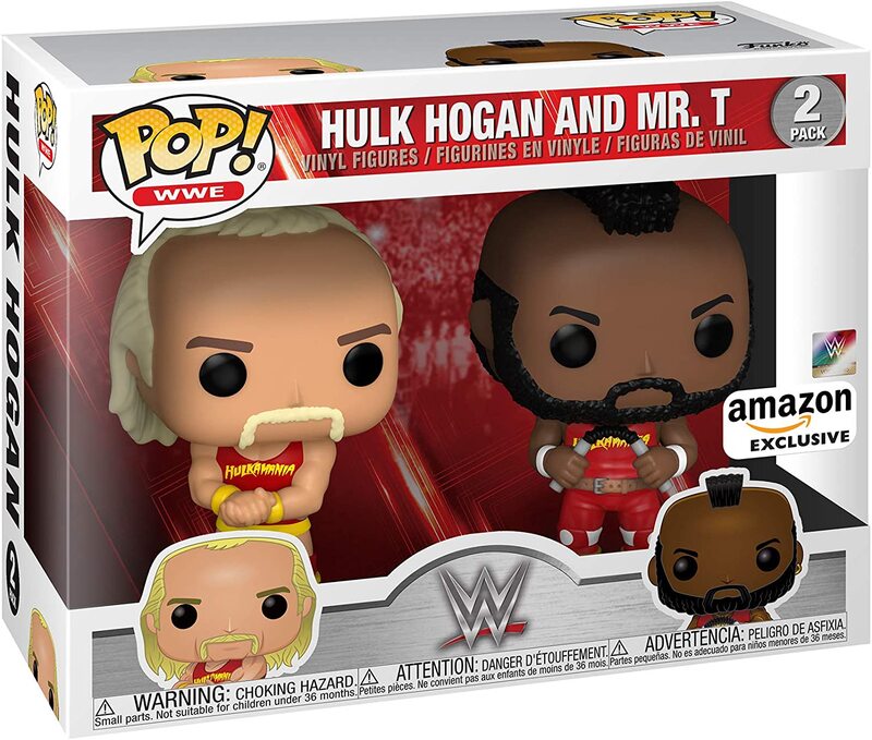 WWE Funko POP! Vinyls Multipack: Hulk Hogan & Mr. T [Exclusive] Action & Toy Figures PWcatalog