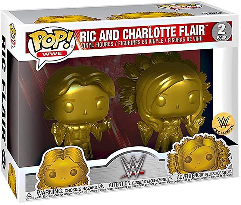 WWE Funko POP! Vinyls Multipack: Ric & Charlotte Flair [Exclusive] Action & Toy Figures PWcatalog