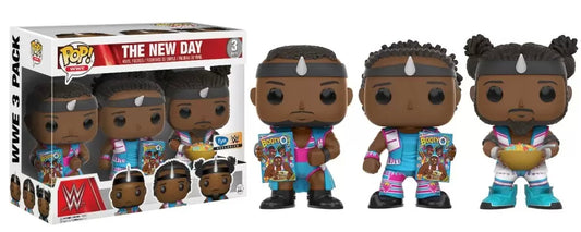 WWE Funko POP! Vinyls Multipack: The New Day [With Booty O's, Exclusive]