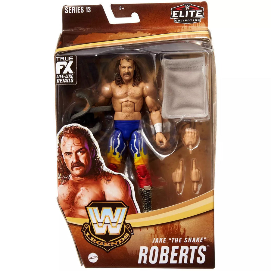 WWE Mattel Legends 13 Jake "The Snake" Roberts [Exclusive] Action & Toy Figures PWcatalog