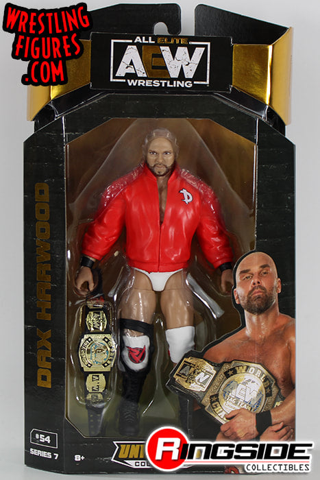AEW Jazwares Unrivaled Collection 7 #54 Dax Harwood Action & Toy Figures PWcatalog