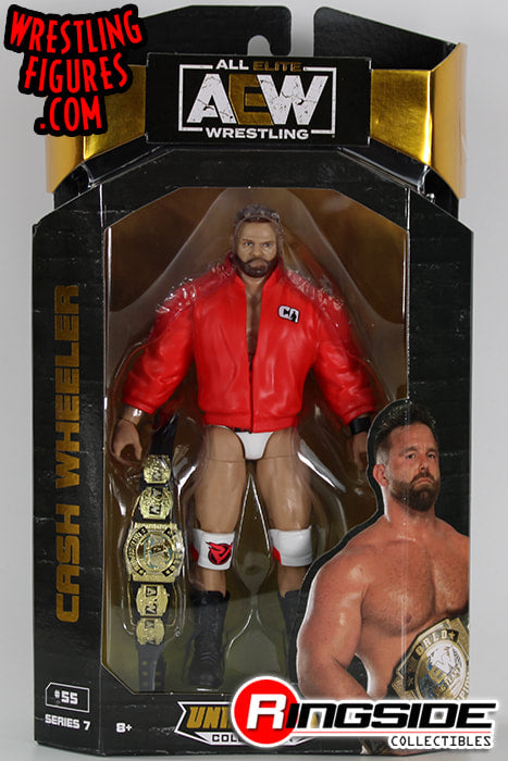AEW Jazwares Unrivaled Collection 7 #55 Cash Wheeler Action & Toy Figures PWcatalog