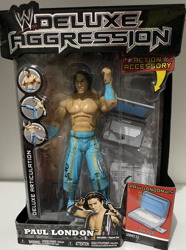WWE Jakks Pacific Deluxe Aggression 12 Paul London Action & Toy Figures PWcatalog