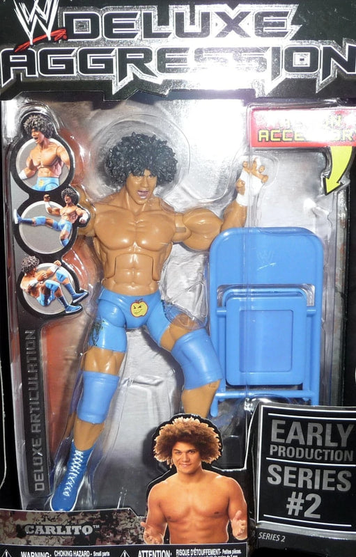 WWE Jakks Pacific Deluxe Aggression 2 Carlito [Early Production]
