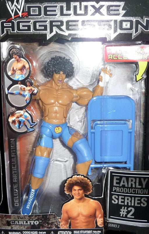 WWE Jakks Pacific Deluxe Aggression 2 Carlito [Early Production] Action & Toy Figures PWcatalog