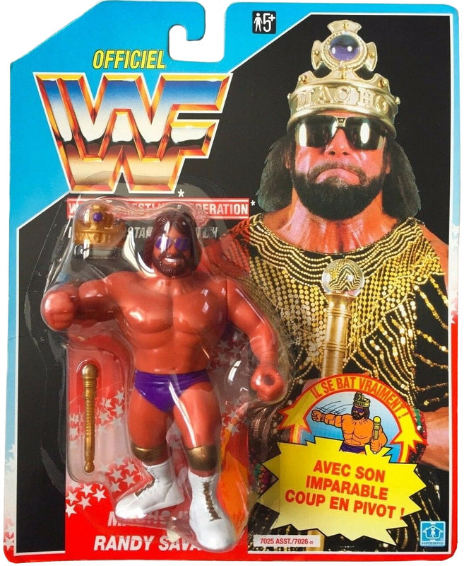 WWF Hasbro 2 "Macho King" Randy Savage with Macho Masher!