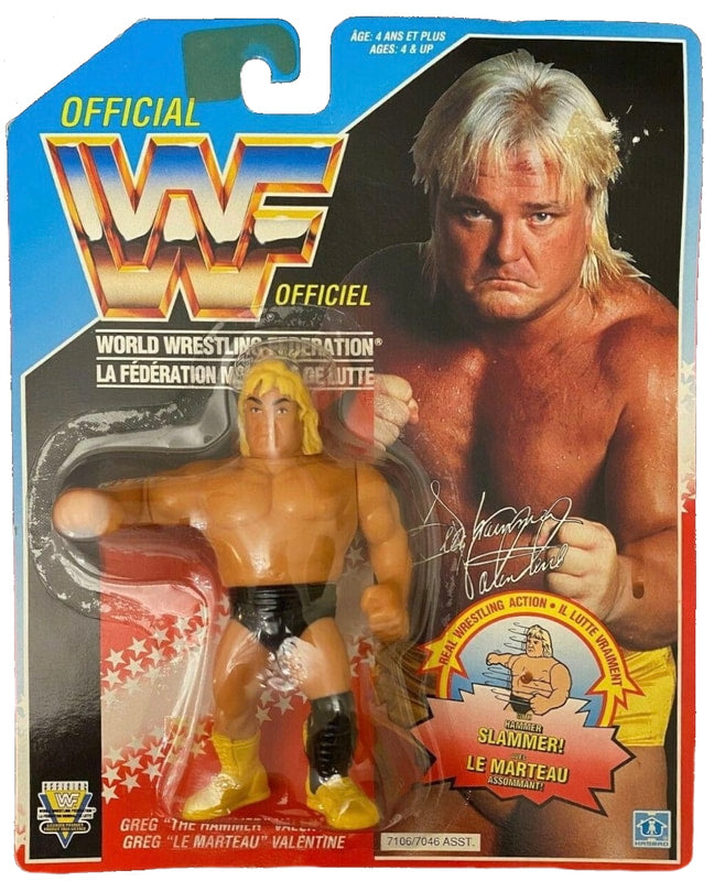 WWF Hasbro 3 Greg "The Hammer" Valentine with Hammer Slammer!