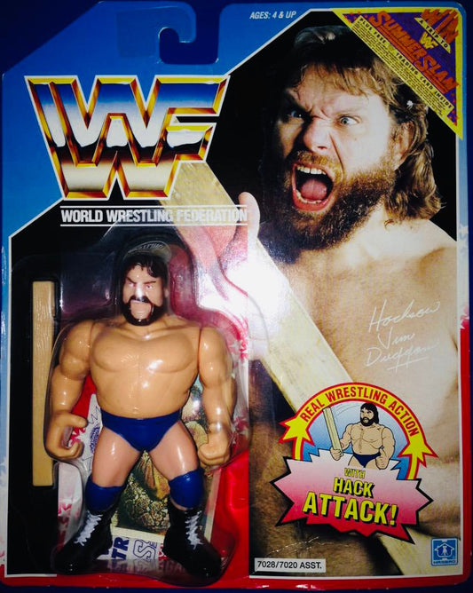 WWF Hasbro 2 Hacksaw Jim Duggan with Hack Attack! - image 2