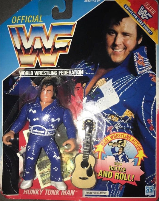 WWF Hasbro 2 Honky Tonk Man with Rattle and Roll! - image 2