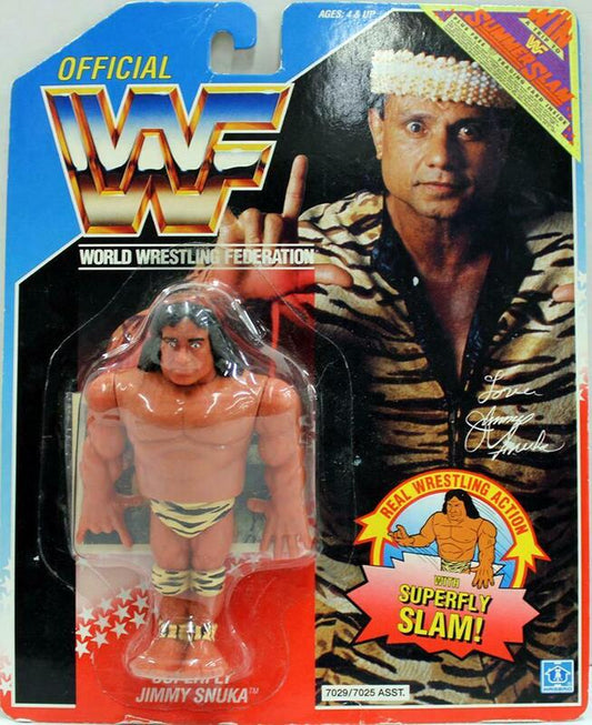 WWF Hasbro 2 Jimmy Snuka with Superfly Slam! - image 2